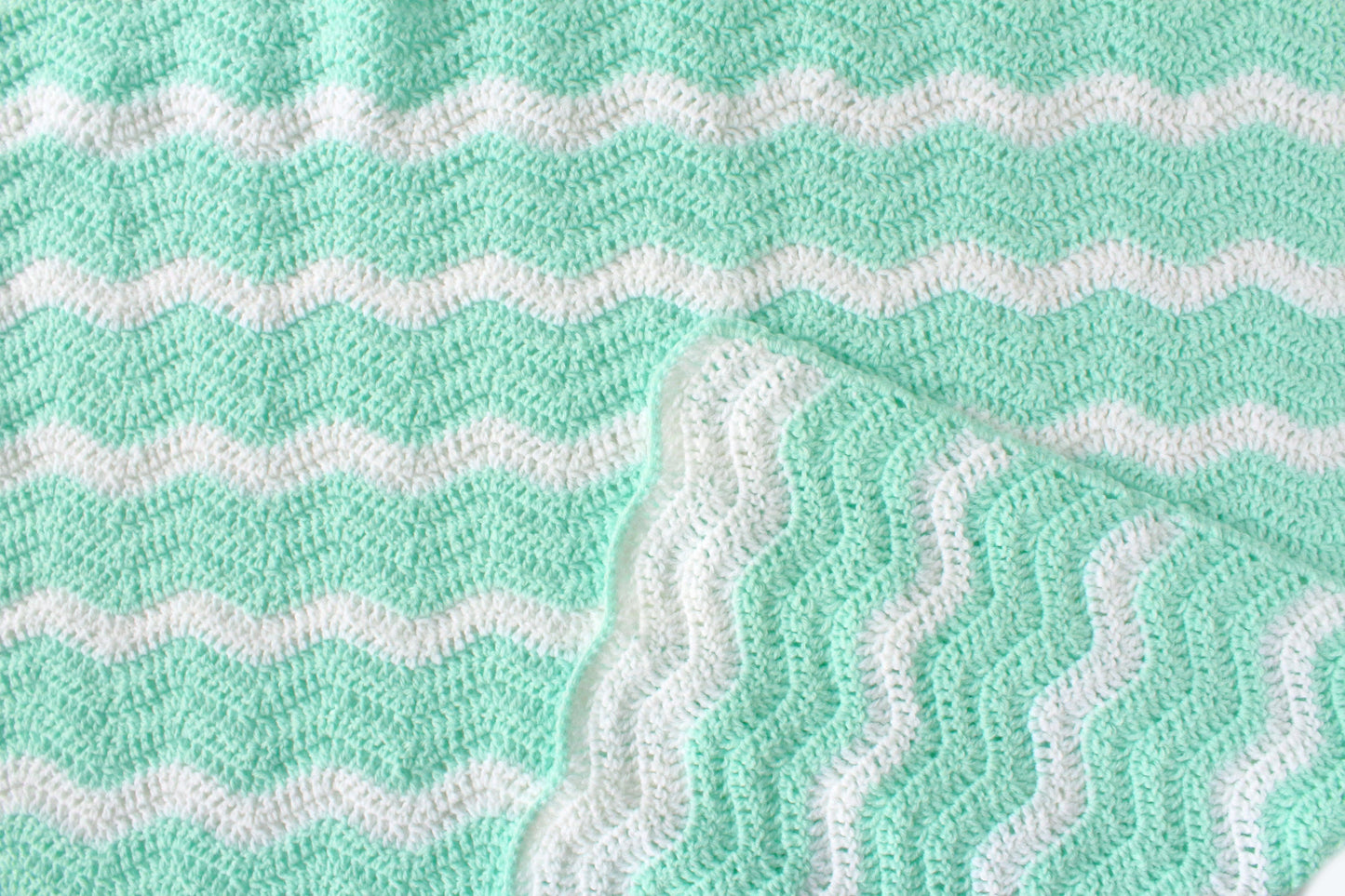 Summer Waves Baby Blanket - Crochet Pattern