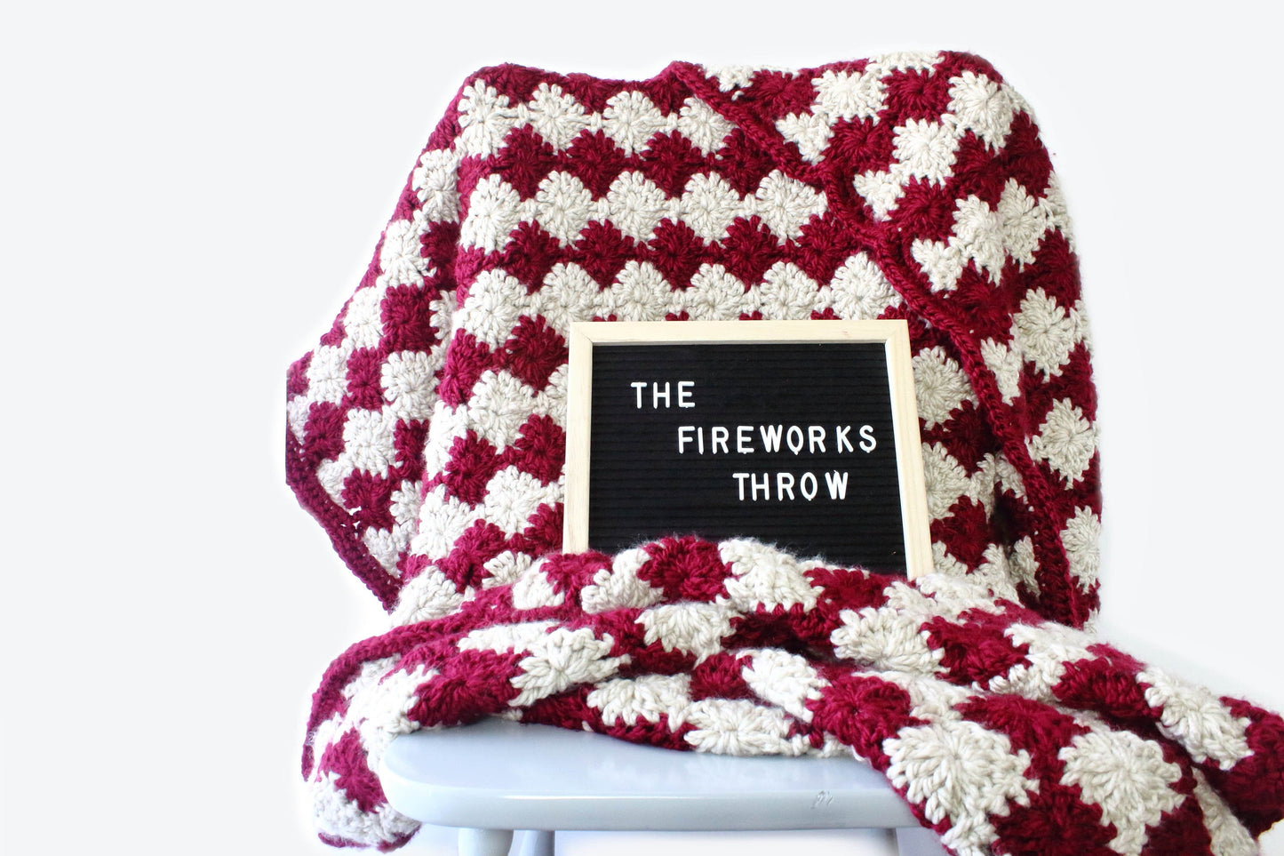 Fireworks Throw - Crochet Pattern