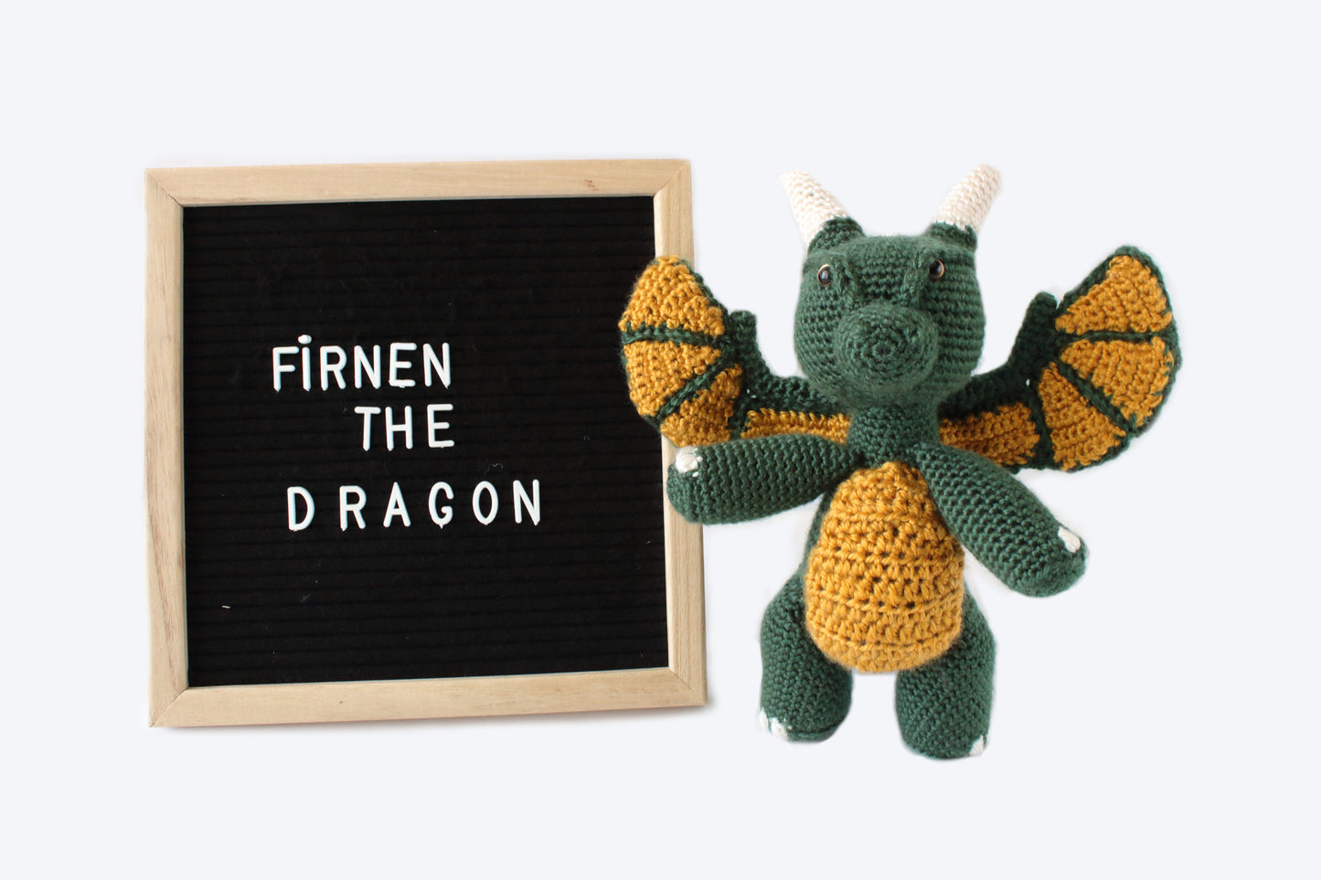 Firnen Dragon Plushie - Crochet Pattern