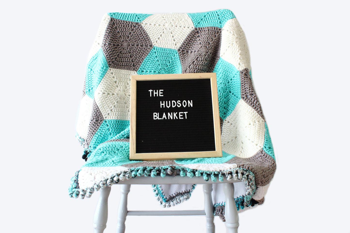 Hudson Baby Blanket - Crochet Pattern