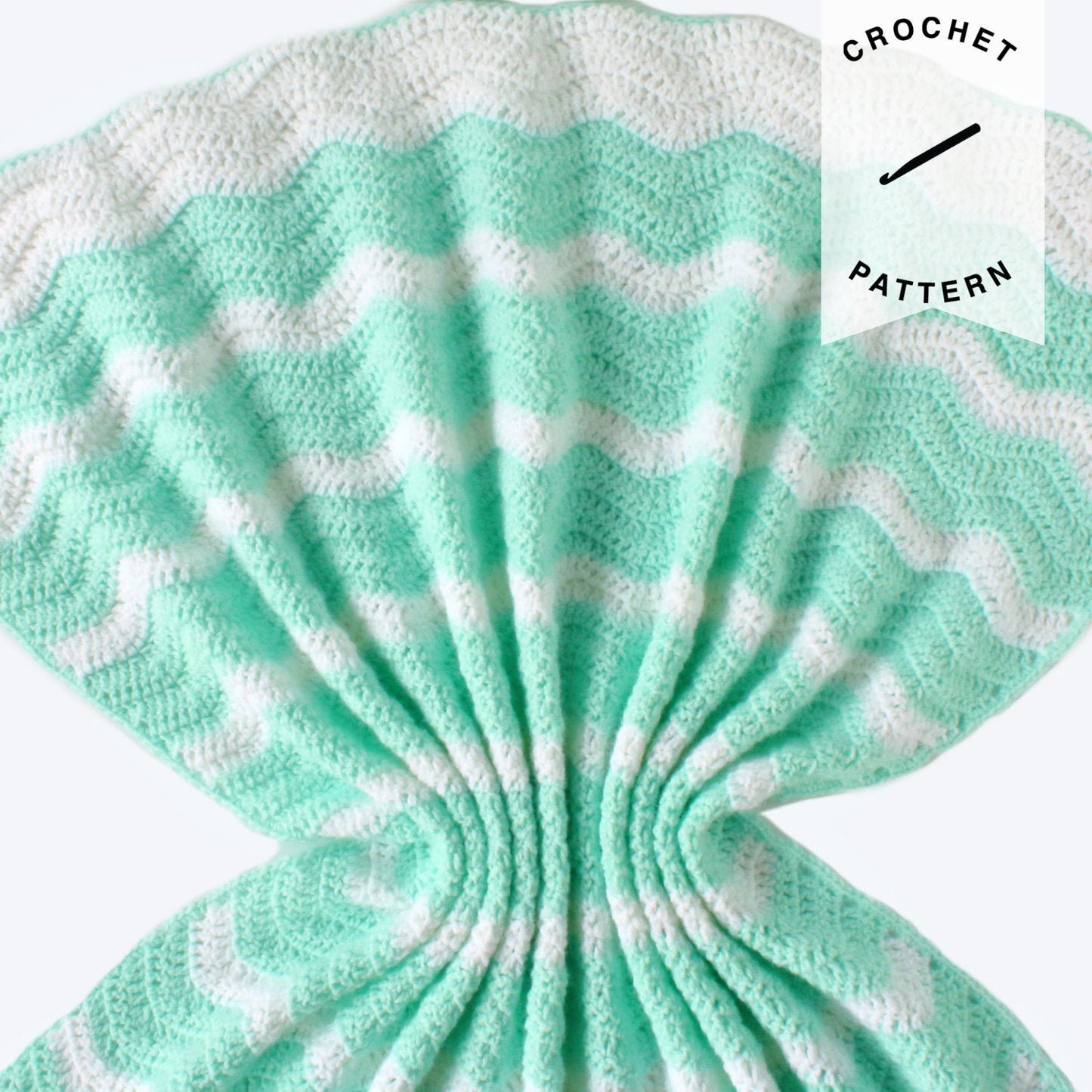 Summer Waves Baby Blanket - Crochet Pattern
