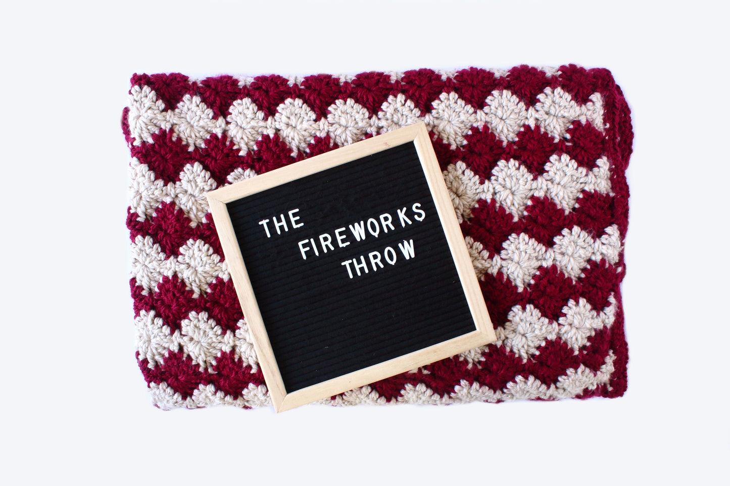 Fireworks Throw - Crochet Pattern