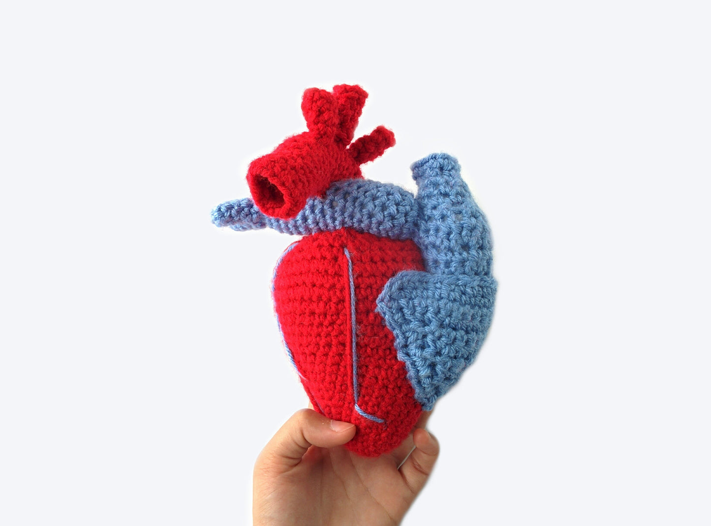 Realistic Heart - Crochet Pattern