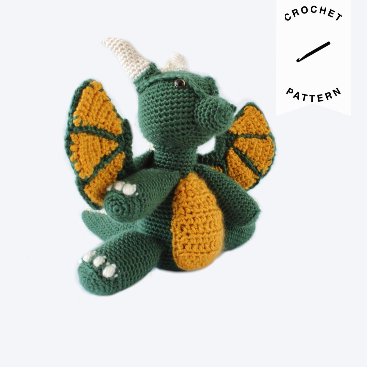 Firnen Dragon Plushie - Crochet Pattern