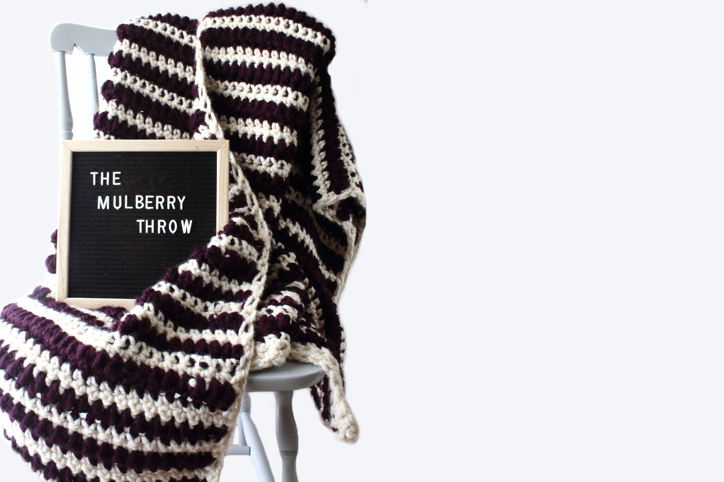 The Mulberry Throw - Crochet Pattern