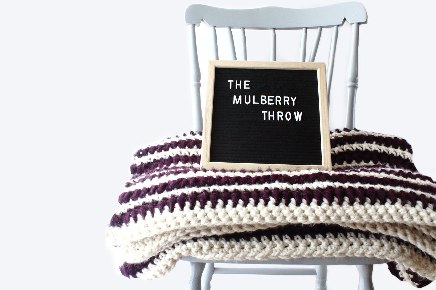 The Mulberry Throw - Crochet Pattern