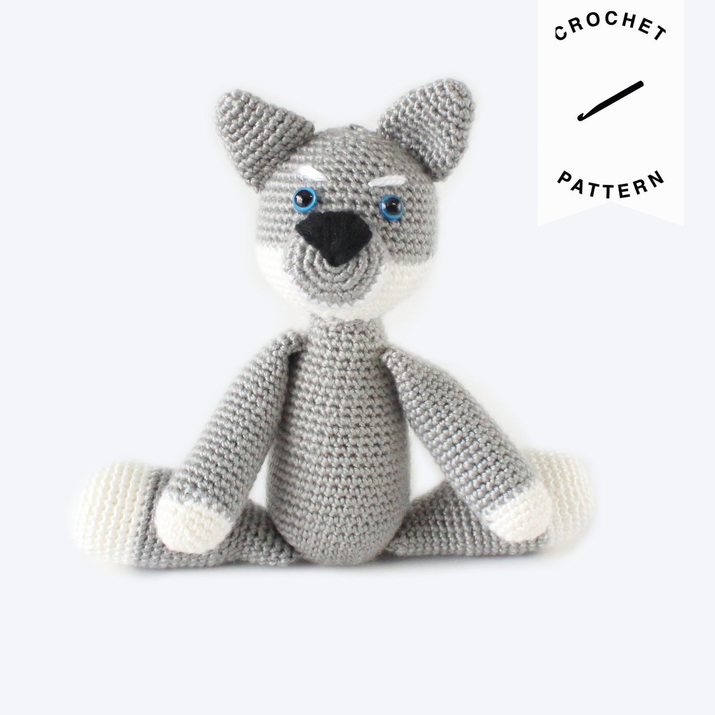 Remus the Wolf Pup - Crochet Pattern