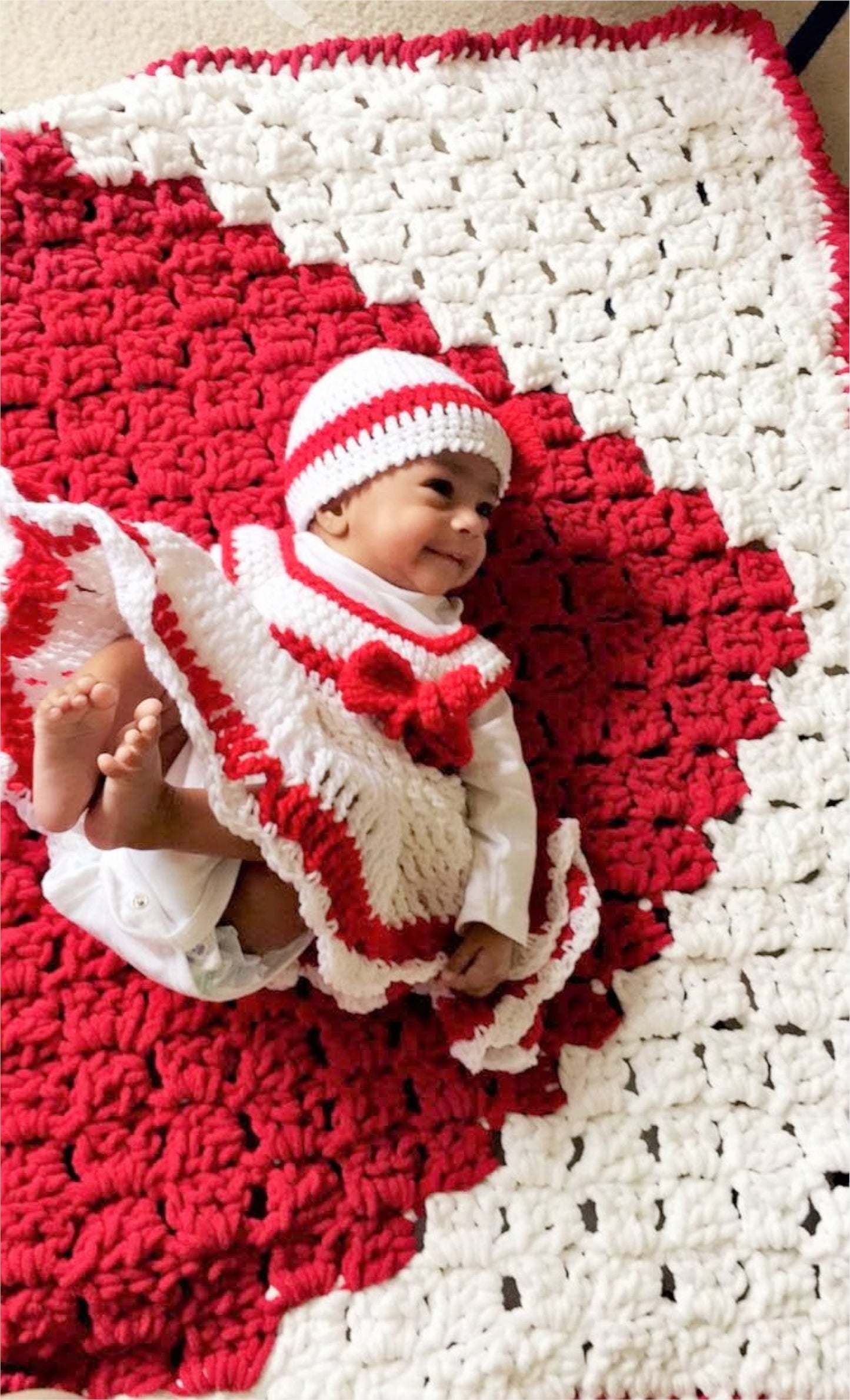 C2C Heart Baby Blanket - Crochet Pattern