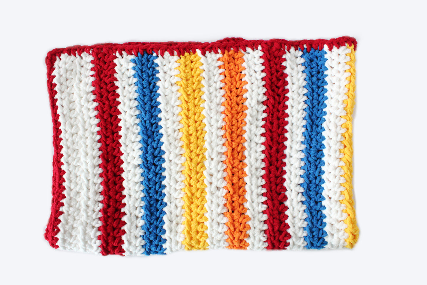 Stripey Days Baby Blanket - Crochet Pattern