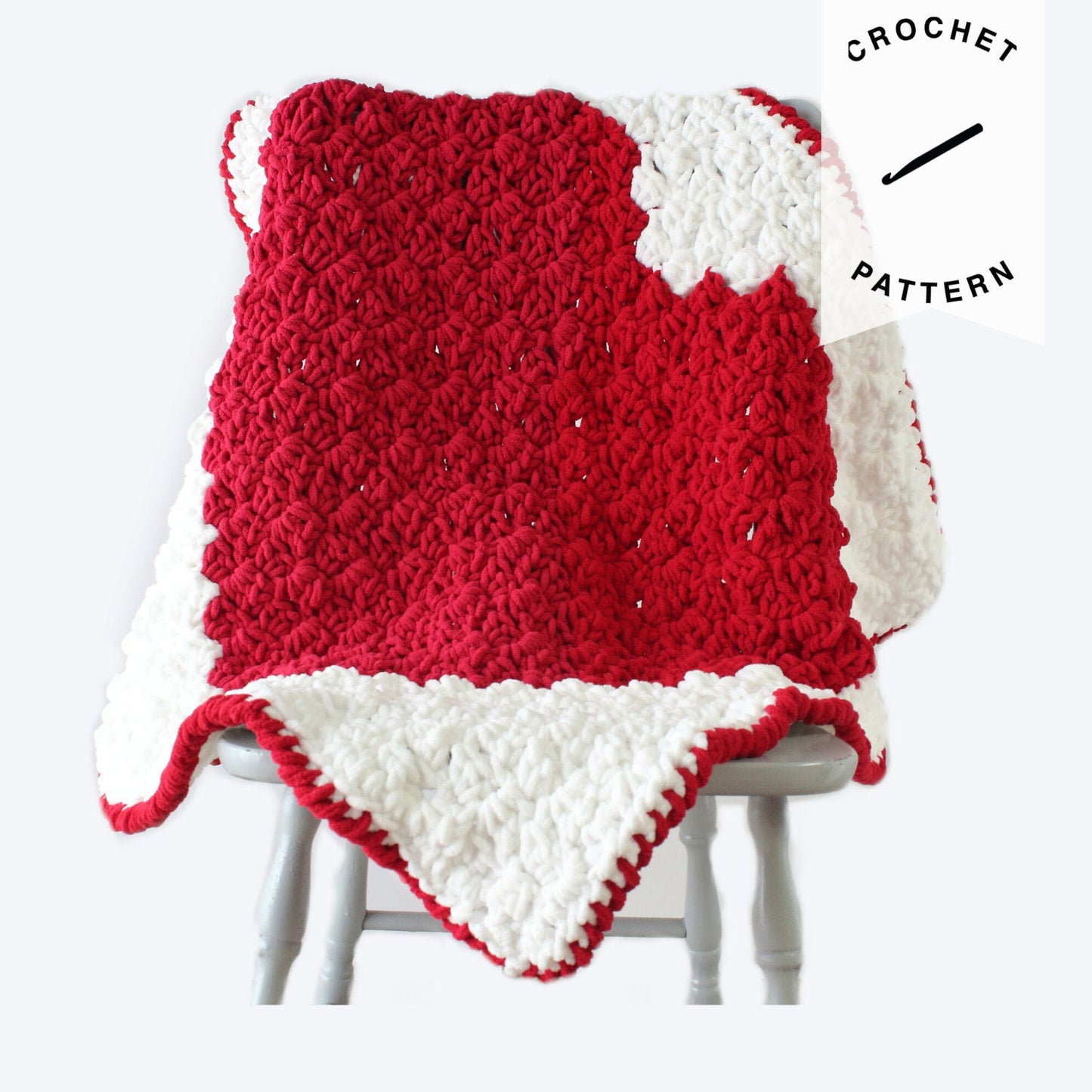 C2C Heart Baby Blanket - Crochet Pattern