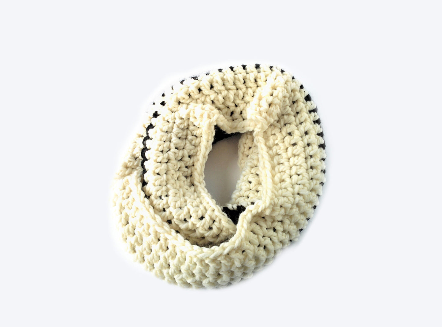 Cookies & Cream Scarf - Crochet Pattern