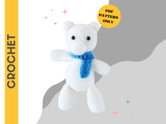 Alexei the Polar Bear - Crochet Pattern
