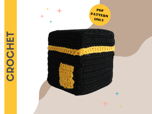Kaaba Mini Plushie - Crochet Pattern