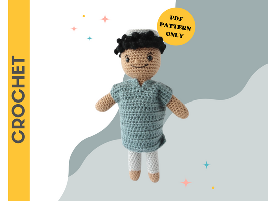 Ibrahim the Imam Plushie - Crochet Pattern