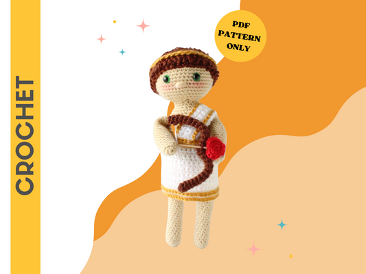 Amos the Cupid Plushie - Crochet Pattern