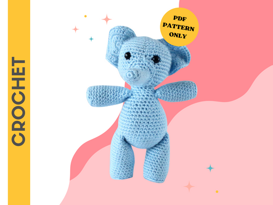 Evelyn the Elephant - Crochet Pattern