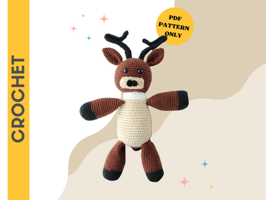 Comet the Reindeer Plush - Crochet Pattern