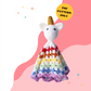 Aurora Unicorn Lovey - Crochet Pattern