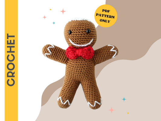 Ronald the Gingerbread Man - Crochet Pattern
