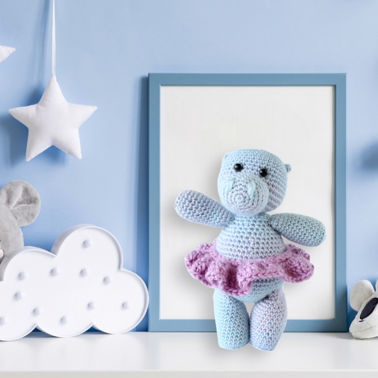 Holly the Hippo Plushie - Made to Order