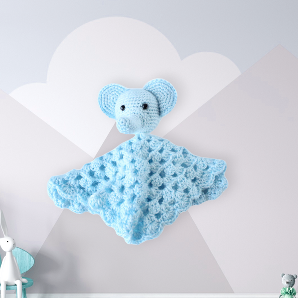 Blue Elephant Lovey - Made to Order