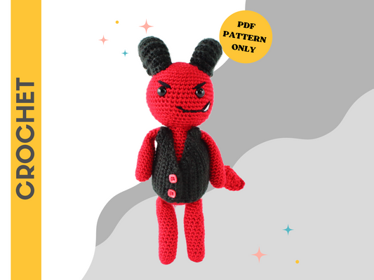 Damian the Devil - Crochet Pattern
