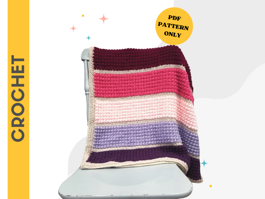 Lila Baby Blanket - Crochet Pattern