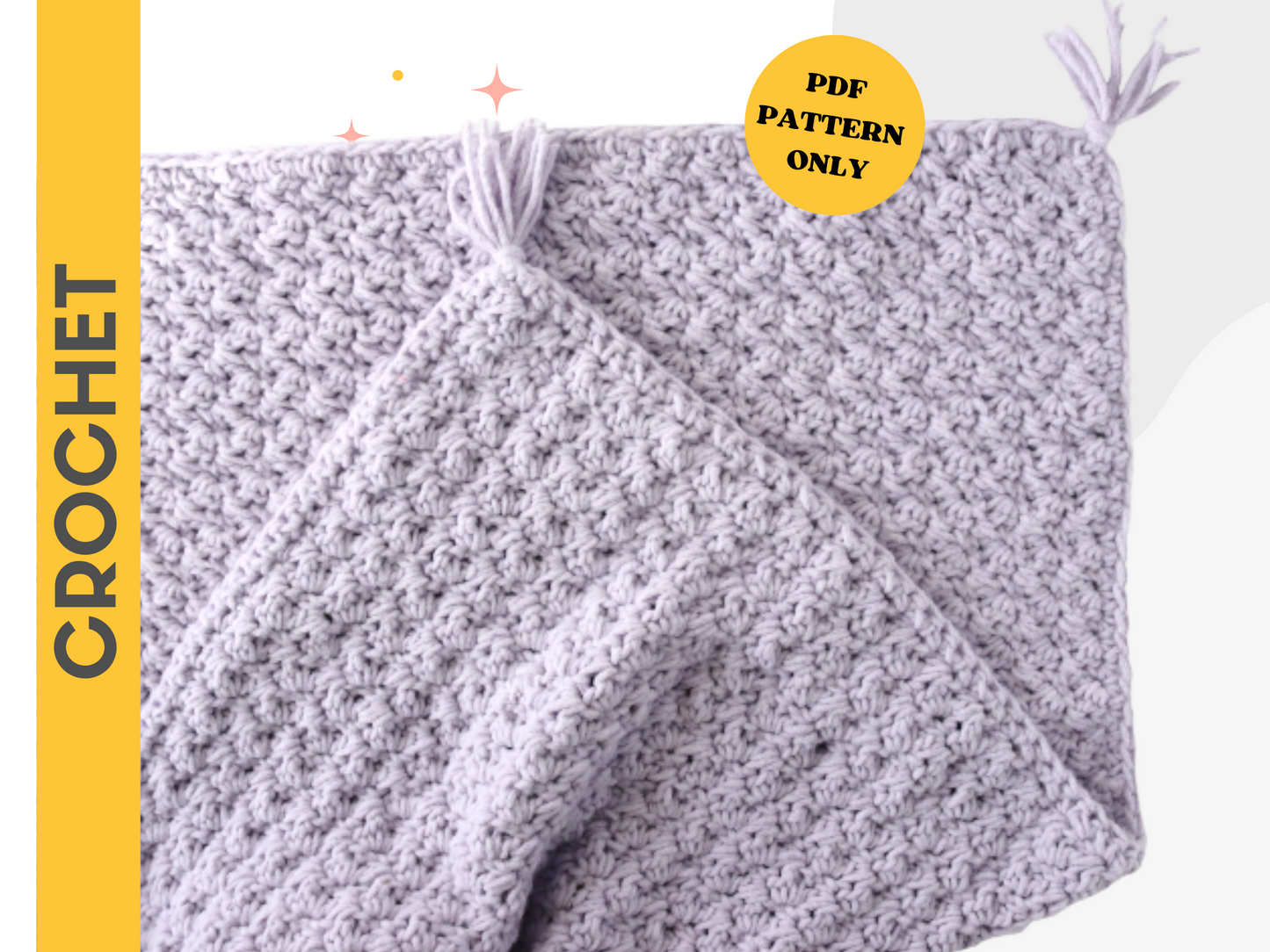 Snuggled Up Baby Blanket - Crochet Pattern