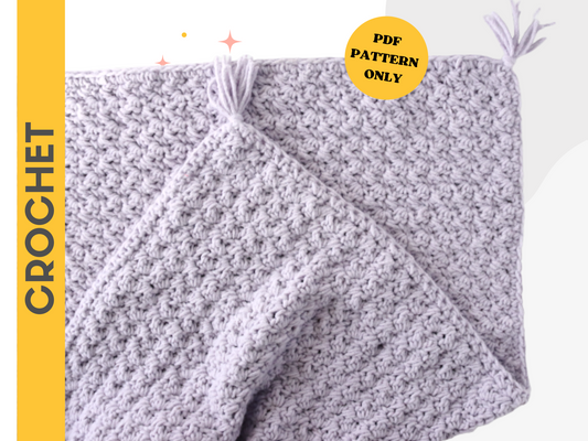 Snuggled Up Baby Blanket - Crochet Pattern