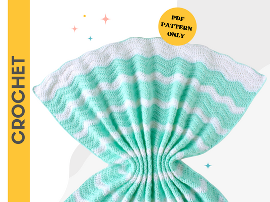 Summer Waves Baby Blanket - Crochet Pattern