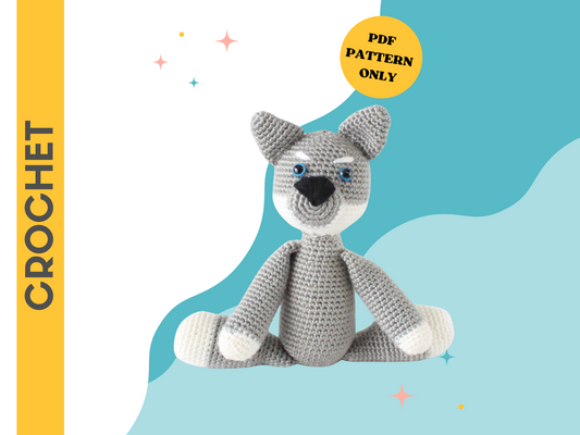 Remus the Wolf Pup - Crochet Pattern