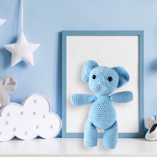 Evelyn the Elephant Plushie - Made to Order
