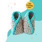 Kimono Baby Booties - Crochet Pattern