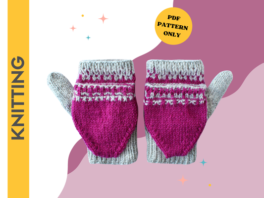 Saleha Convertible Gloves - Knitting Pattern
