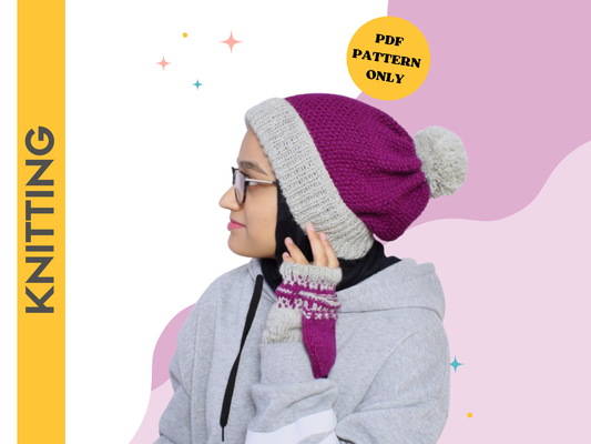 Saleha Slouchy Beanie - Knitting Pattern