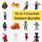 Sweet and Spooky Buddies Collection - Crochet Pattern Bundle
