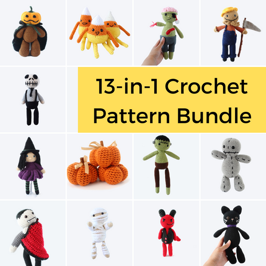 Sweet and Spooky Buddies Collection - Crochet Pattern Bundle