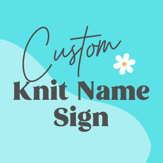 Custom Wire Name Sign