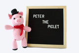 Peter the Piglet Plushie - Made to Order