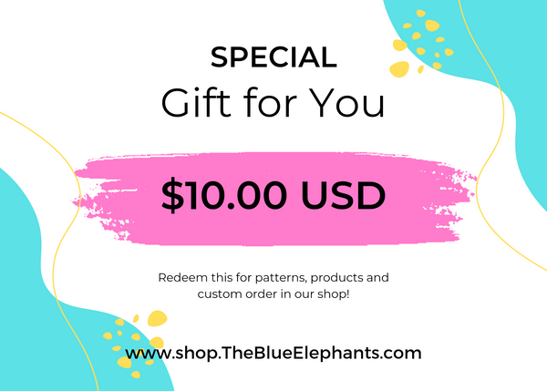 The Blue Elephants Gift Card