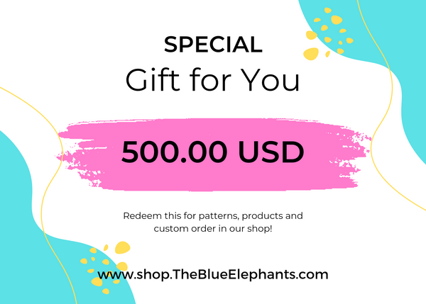 The Blue Elephants Gift Card