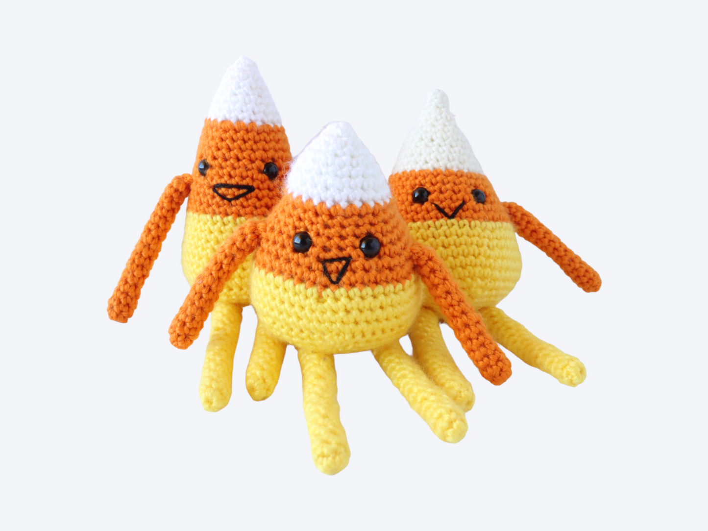 Candy Corn Kids Plushies - Crochet Pattern