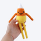 Candy Corn Kids Plushies - Crochet Pattern
