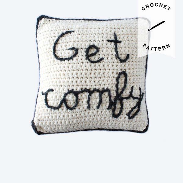 Get Comfy Crochet Pillow - Crochet Pattern