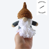 Gnorman the Gnome Plushie - Crochet Pattern
