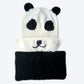 Kids Panda Beanie & Cowl Set - Knitting Pattern