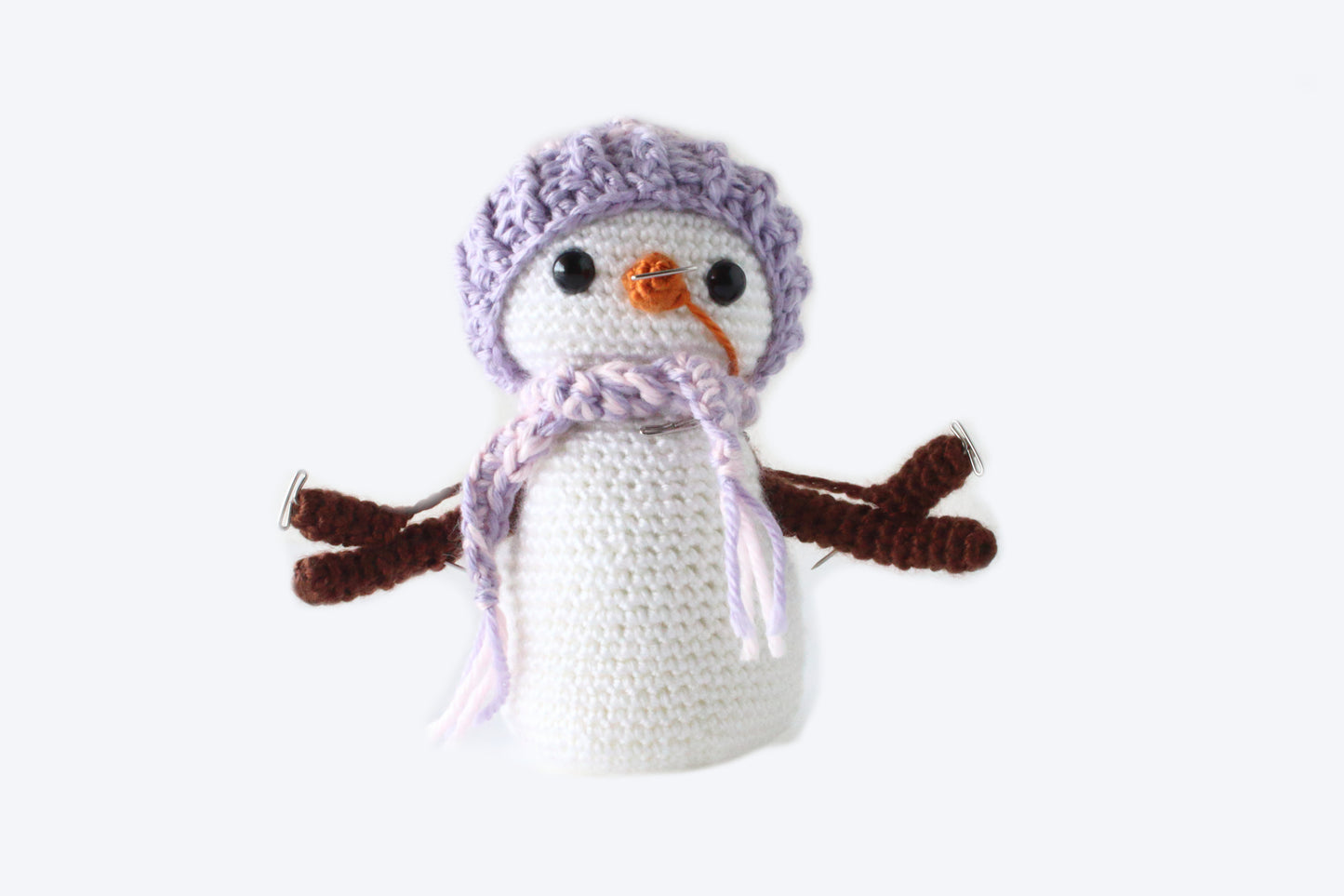 Lucy the Snowman Plushie - Crochet Pattern