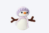 Lucy the Snowman Plushie - Crochet Pattern