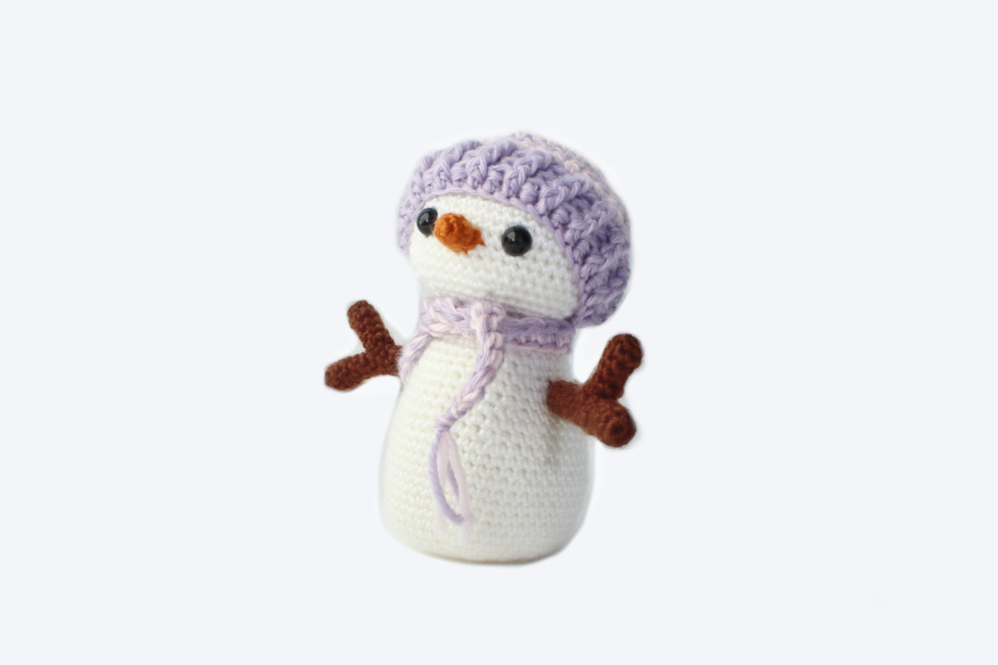 Lucy the Snowman Plushie - Crochet Pattern