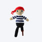 Percival the Pirate Plushie - Crochet Pattern